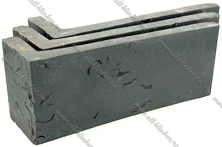 Клинкерный угловой элемент Moon Black 7404(Y)