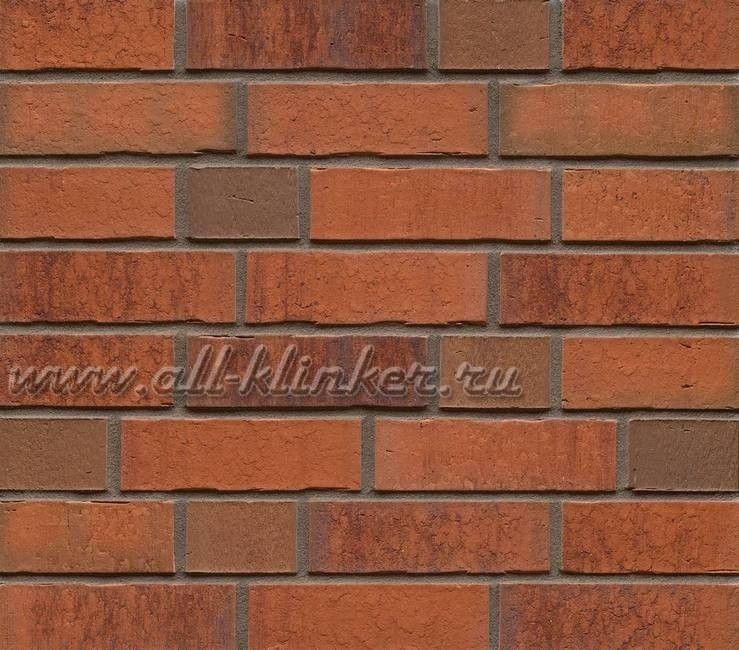 Фасадная термопанель Регент ППУ с клинкерной плиткой Feldhaus Klinker R767NF14 vascu terracotta locata