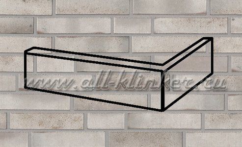 Клинкерный угловой элемент 672 zinngrau (8142)