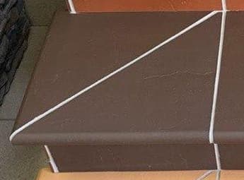 Угловая ступень из 2-х частей Шоколад