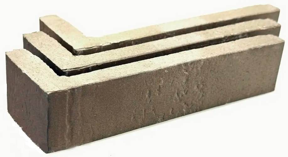 Клинкерный угловой элемент Forta Grey RIEGEL AB 8303R(Y)